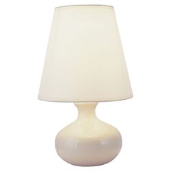 Round Table Lamp in Ivory
