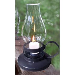 Table Lantern with Handle in Black