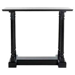 Andy Console Table in Distressed Black