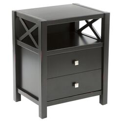 Anna End Table in Black