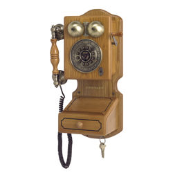 Country Kitchen Wall Phone in Oak Country Kitchen Wall Phone in Oak