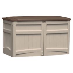 Horizontal Storage Shed in Light Taupe