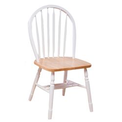 Ridgedale Side Chair in White & Natural (Set of 2)