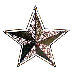 Star Wall Art in Bronze