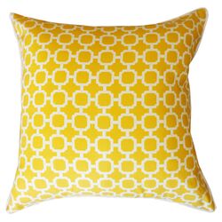 Blocks Pillow in Yellow