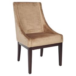 Wing Chair in Dark Champagne