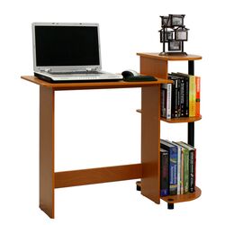 Compact Computer Desk in Cherry