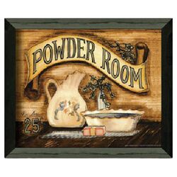 Powder Room Framed Wall Art by Becca Barton
