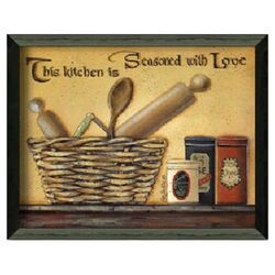 Pam Britton Seasoned with Love Framed Wall Art