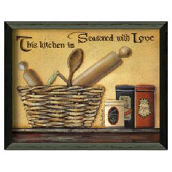 Seasoned with Love Framed Wall Art by Pam Britton