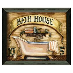 Bath House Framed Wall Art by Becca Barton