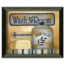 Wash Room Framed Wall Art by Linda Spivey