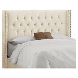 Lhasa Tufted Headboard in Antique White