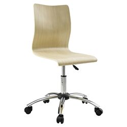 Fashion Mid-Back Task Chair in Natural