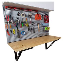 Standard Tool Bench and Wall in Natural