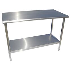 Workshop Table in Stainless Steel