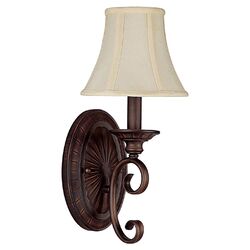 1 Light Wall Sconce in Mediterranean Bronze