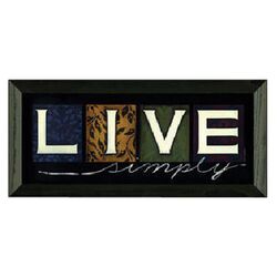 Tonya Crawford Live Simply Framed Wall Art