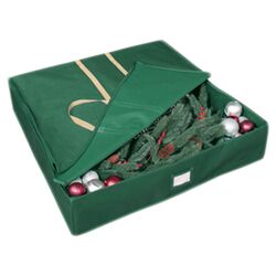 Holiday Wreath Storage Bag in Green