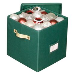 Holiday Ornament Storage Chest in Green