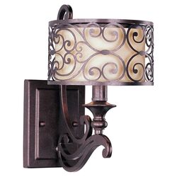 Parma 1 Light Wall Sconce in Umber Bronze