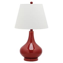 Amy Table Lamp in Chinese Red (Set of 2)