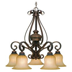 Costello 5 Light Chandelier in Bronze