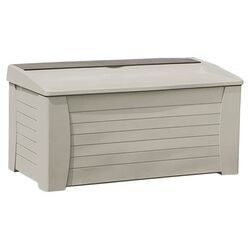 Deck Box in Light & Dark Taupe