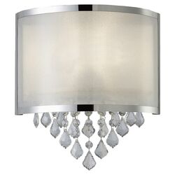 Reese 1 Light Wall Sconce in Chrome