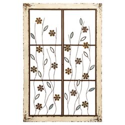Hera Floral Wall Décor in Distressed Ivory