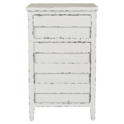 Ryan 1 Drawer Nightstand in Distressed White Ryan 1 Drawer Nightstand in Distressed White