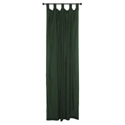 Voile Tab Top Curtain in Forest Green Voile Tab Top Curtain in Forest Green