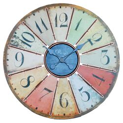 Achill Clock in Multicolor