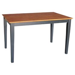 Shaker Dining Table in Black & Cherry