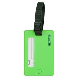 Luggage Tag in Neon Green (Set of 2)