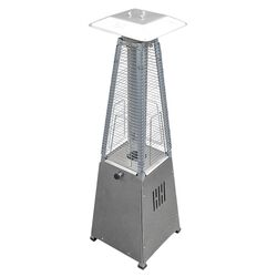 Portable Gas Patio Heater in Stainless Steel