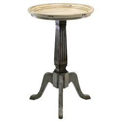 Alton Side Table in Distressed Gray