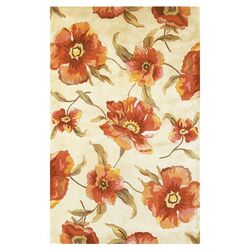 Catalina Ivory Poppies Rug