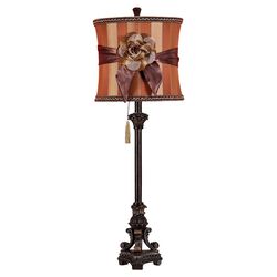 Valencia Table Lamp in Brown (Set of 2)