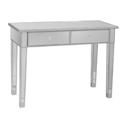 Hamilton Mirrored Console Table in Silver