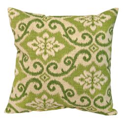 Outdoor Throw Pillow in Green (Set of 2)