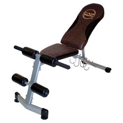 Adjustable Fitness Bench in Brown