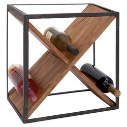 Cube Wine Bottle Rack in Natural