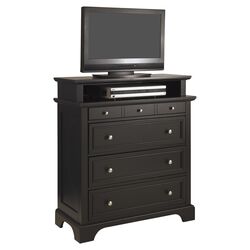 Bedford 4 Drawer Media Chest in Ebony