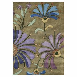 Sabrina Eastern Floral Green Rug