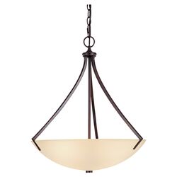 Stanton 3 Light Inverted Pendant in Bronze