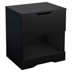 Holland 1 Drawer Nightstand in Black