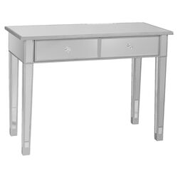 Hamilton Mirrored Console Table in Silver