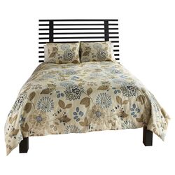 Morgan Duvet Set in Cream & Blue