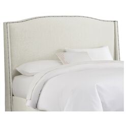 Thilia Wingback Headboard in Talc